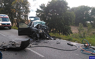 3 osoby nie żyją po zderzeniu dwóch aut na drodze wojewódzkiej Kętrzyn – Mrągowo